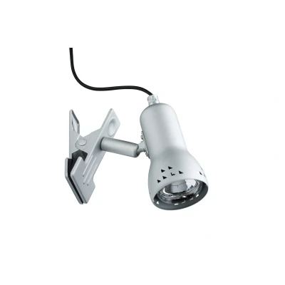 Afbeelding van Paulmann Klemspot Gryps 40W E14 geborsteld staal