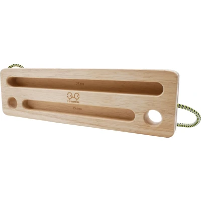 Afbeelding van YY Vertical Travelboard Hangbord Klimmen boulder vingertraining grijpkracht hout fingerboard