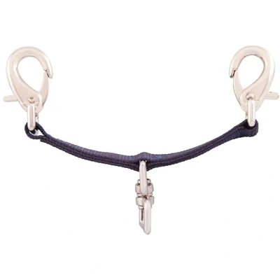 Afbeelding van Premiere Longeerbitstuk Perlon Blauw 16cm