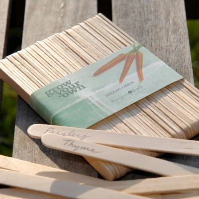 Afbeelding van Houten Steeketiketten Burgon &amp; Ball