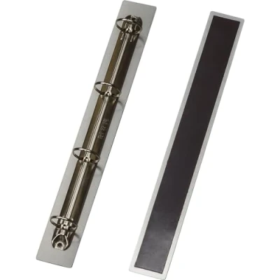 Afbeelding van Tarifold 92166 magnetische ringhouder, A4 en A3, grijs/zwart, 32 x 4 cm