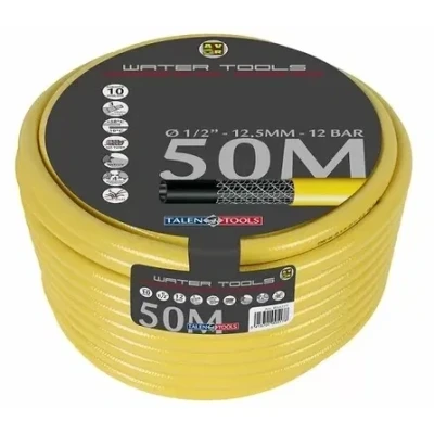 Afbeelding van Gele slang 1/2&quot; getricoteerd high twist resistant 25m