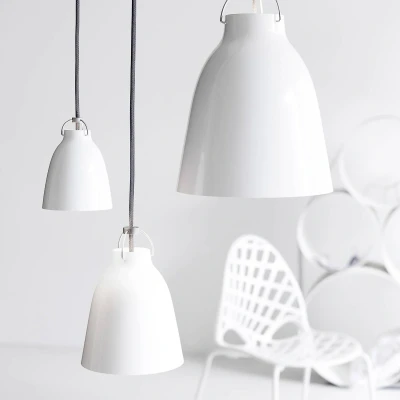 Afbeelding van FRITZ HANSEN Caravaggio P2 Glans wit
