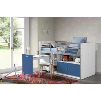 Afbeelding van LUCEVI Bonny 91 Halfhoogslaper 90x200cm Blauw
