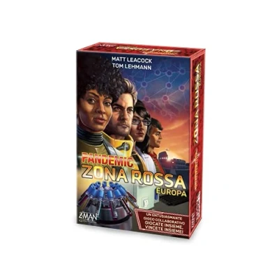 Afbeelding van Asmodee Pandemic Zone Red: Europa Tafelspel, 2 4 spelers, 8+ jaar, editie in het Italiaans