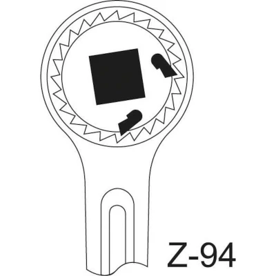 Image de GEDORE 2093 Z Clé à cliquet 1/4&quot; sans carré d&#039;entraînement 6170670