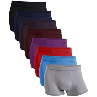 Afbeelding van YOULEHE Set ademende boxershorts van zacht bamboe voor heren