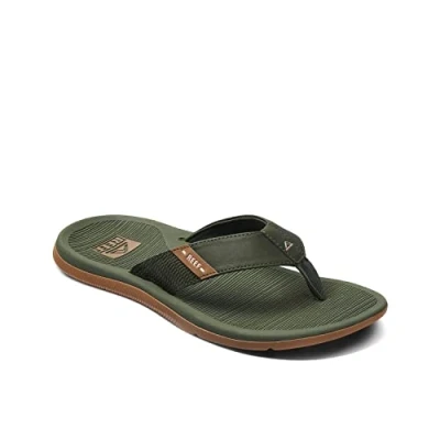 Afbeelding van Reef Santa Ana Flip Flops voor heren, olijf gum