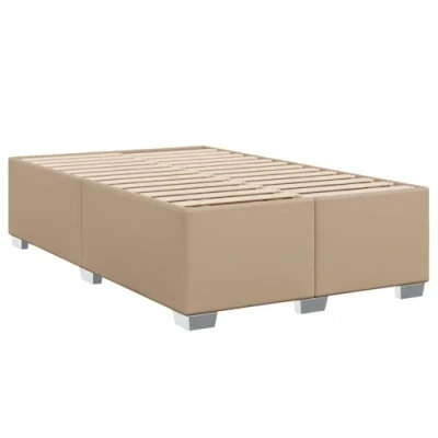 Afbeelding van Bedframe kunstleer cappuccinokleurig 120x190 cm