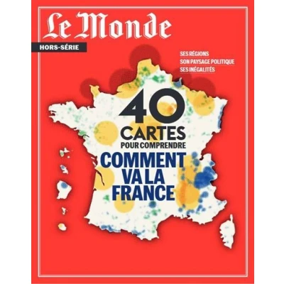 Image de Le Monde HS N86 : 40 cartes pour comprendre comment va la France mai 2023