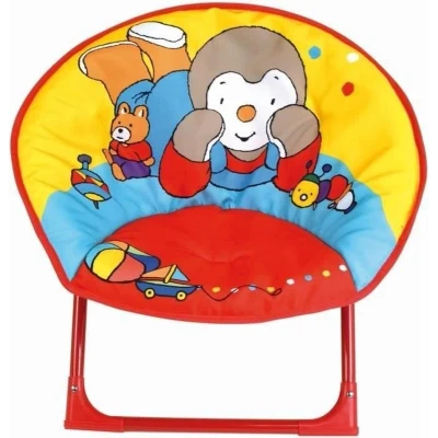 Afbeelding van FUN HOUSE T&#039;CHOUPI Maanzetel Opvouwbaar H.47 x B.54 D.42 cm Voor kinderen