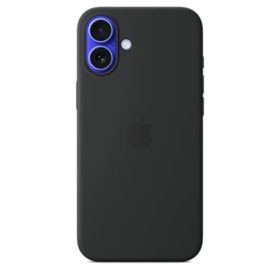 Image de Apple Cover Iphone 16 Plus Silicone Magsafe Black (myy93zm/a)