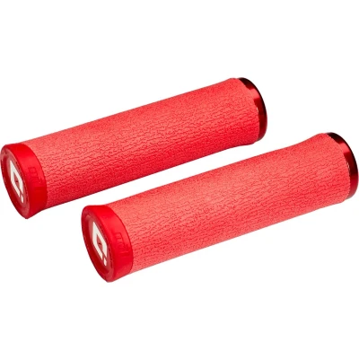Afbeelding van ODI F 1 Series Dread Lock On 2.1 Mountainbike Handvatten, rood
