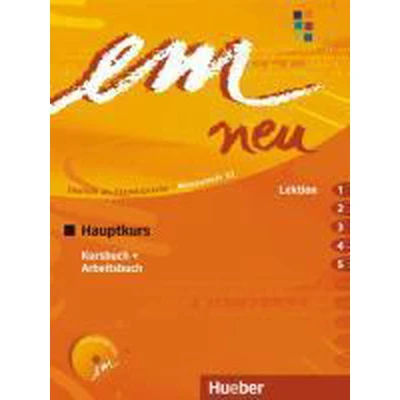 Afbeelding van em neu 2008 Hauptkurs Kursbuch, Arbeitsbuch , Lektion 1 5 mit Audio CD