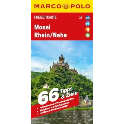 Afbeelding van MARCO POLO Freizeitkarte 26 Mosel, Rhein/Nahe 1:115.000