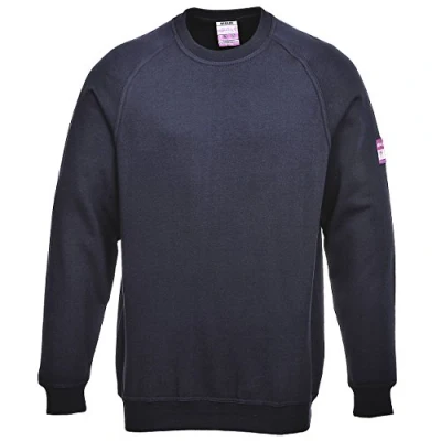 Afbeelding van Vlamvertragende Anti Statische Lange Mouw Sweatshirt maat 4XL, Navy