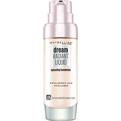 Afbeelding van Maybelline New York Dream Radiant Foundation nr. 05 Fair Porselein, 30 ml