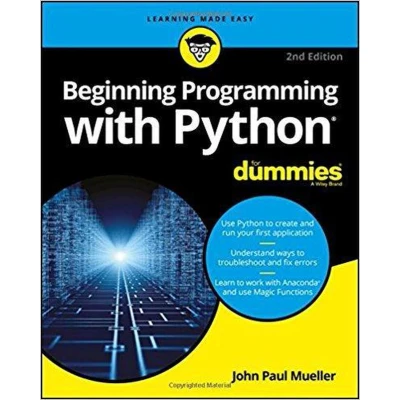 Afbeelding van Beginning Programming with Python For Dummies