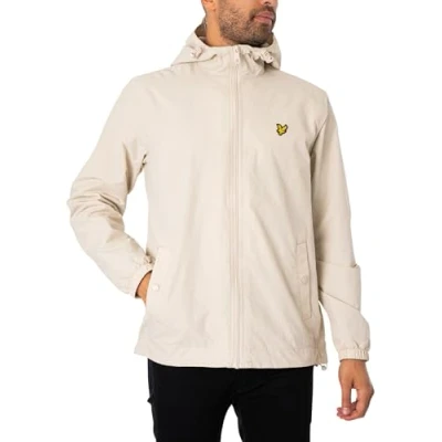 Afbeelding van Lyle &amp; Scott ZIP Through Hooded Jacket Lichte jas, Heren, Maat: XXL, Offwhite