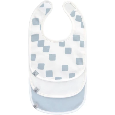 Afbeelding van Laessig Slabbetje Newborn 3 Stuks Happy Fruits Light Blue