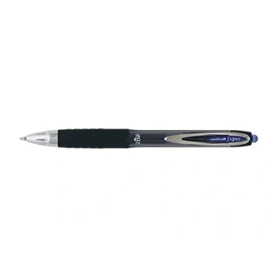 Afbeelding van Liquid ink ballpoint pen Uni Ball Rollerball Signo UM 207 Blauw 12 Stuks