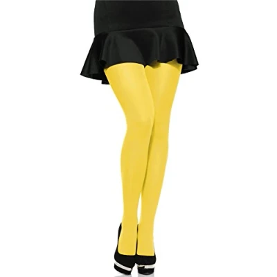 Afbeelding van Merry Style MS GB 162 Dames Panty 60 DEN Plus Size Grote maat Polyamide Canarinio XXL