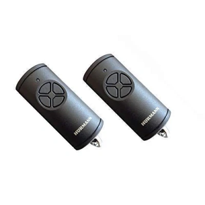 Afbeelding van Hörmann 2 stuks HSE4BS HSE4 868,3 MHz BiSecur 4511736 handzender 4 bedieningselementen voor bevestiging aan sleutelbos compatibel HSE2BS HSE1BS HS4BS HS1BS HS5BS HSZ1BS