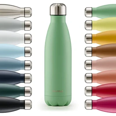 Afbeelding van Blumtal Thermosfles Met dubbele wand Thermosbeker Koffie, Thee en Koele dranken Travel Mug 1000ml Summer Green Groen