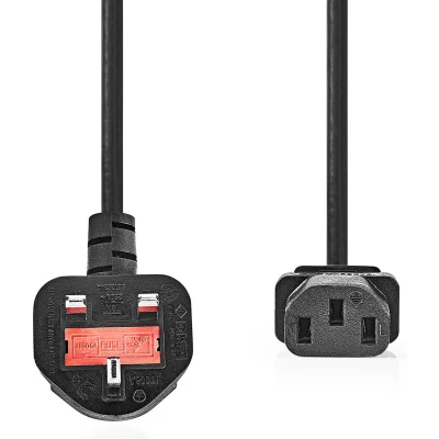Afbeelding van C13 kabel Nedis 5 meter (Groot Brittannië, Haaks)