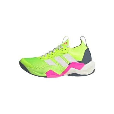Afbeelding van adidas Performance Rapidmove Trainingsschoen, Dames, Maat: 39 1/3, lucid lemon chalk white pink Textiel