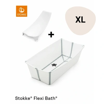 Afbeelding van Stokke Bad Opvouwbaar Flexi Bath XL Bundle White
