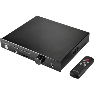 Afbeelding van Renkforce RF WAM 500 Stereo versterker 2 x 100 W Aluminium Zwart