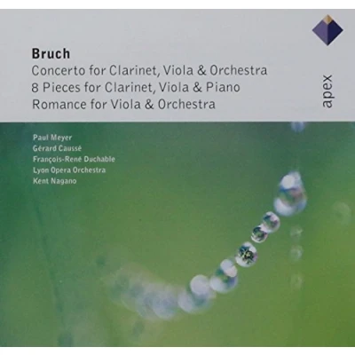 Afbeelding van Bruch: Concerto for Clarinet, Viola and Orchestra etc / Meyer, Causse