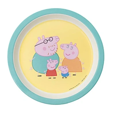 Afbeelding van Bord Peppa Pig 18cm met ouders