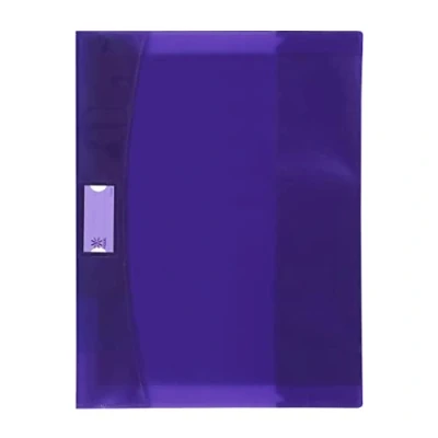 Afbeelding van Viquel Strong Cover boekomslag 24 x 32 cm, kunststof, paars, hoge kwaliteit, versterkte achterkant, met leeslint