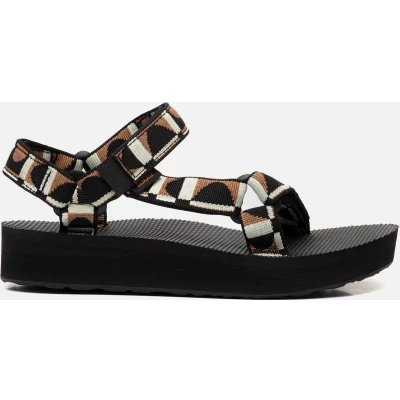 Afbeelding van Teva Midform Universal Outdoorsandalen, Dames, Maat: 42, Bounce black Textiel