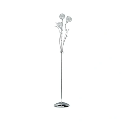Afbeelding van Searchlight Bellis II Staanlamp 166 Cm Chroom