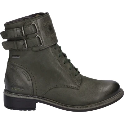 Afbeelding van Josef Seibel Selena Veterboots, Dames, Maat: 41, Tanne Nubukleer