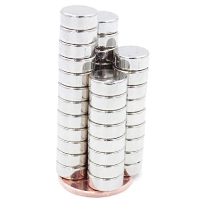 Afbeelding van Brudazon 25 mini schijfmagneten 10 x 4 mm N52 sterke neodymium magneten extra voor modelbouw, foto, wit wandbord, handwerk schijf