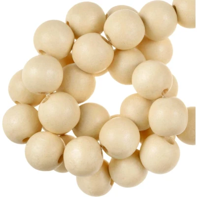 Afbeelding van Houten Kralen Intense Look (16 mm) Honey Blonde (25 stuks) voor Sieraden Dreambeads