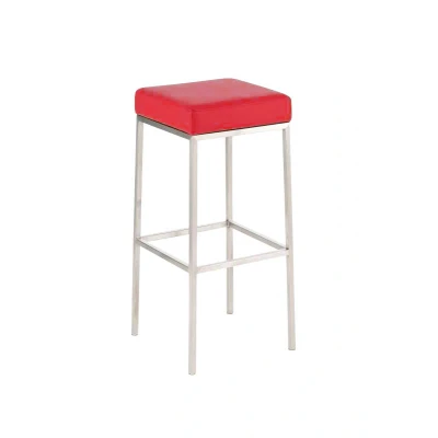 Afbeelding van Barkruk Helsinki Kunstleer E80, Rood