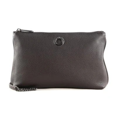 Afbeelding van MANDARINA DUCK Leren Schoudertas Mellow Leather Crossover Bag Mole Donkerbruin