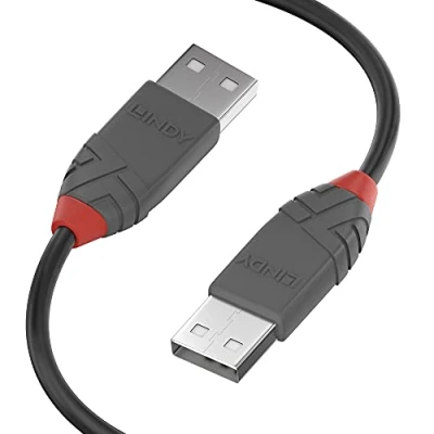 Image de Lindy Anthra Line Câble USB (M) pour 2.0 2 m rond noir