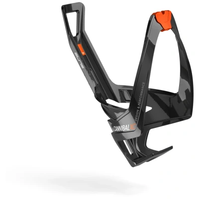 Afbeelding van Elite Bidonhouder Cannibal Xc Glossy Zwart/oranje