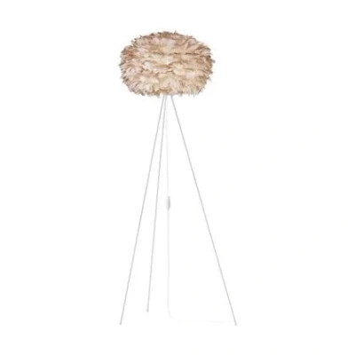 Afbeelding van Umage Eos Medium vloerlamp light brown met tripod wit Ø 45 cm