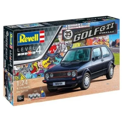 Afbeelding van Revell 05694 35 Years VW Golf GTI Pirelli Auto (bouwpakket) 1:24
