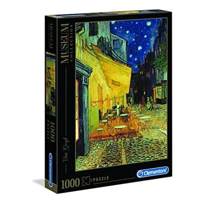 Image de Puzzle Clementoni Vincent Van Gogh : Terrasse de café la nuit, 1000 pièces