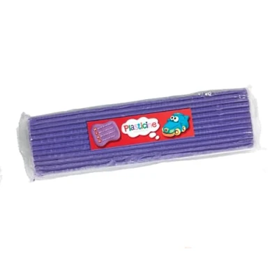 Afbeelding van One Colour boetseerklei 400 g violet #04 voor kinderen, eenvoudig te modelleren en modelleren, sculpturen, modelbouw stop motion animaties