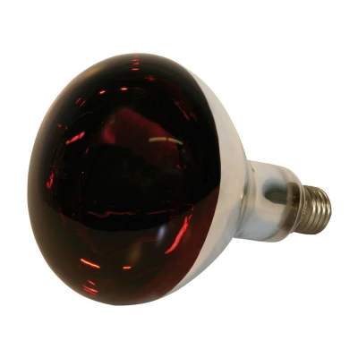Afbeelding van Kerbl Infraroodlamp 150w Gehard Glas Rood