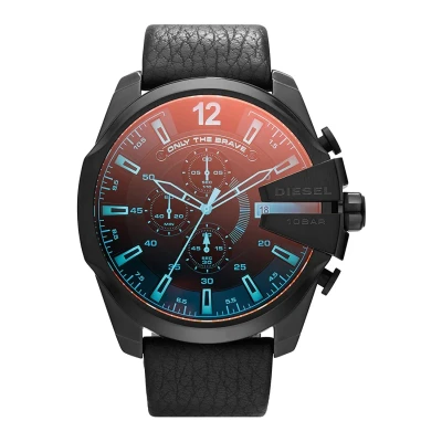 Afbeelding van Diesel heren Horloge Mega Chief DZ4323 in de kleur Zwart